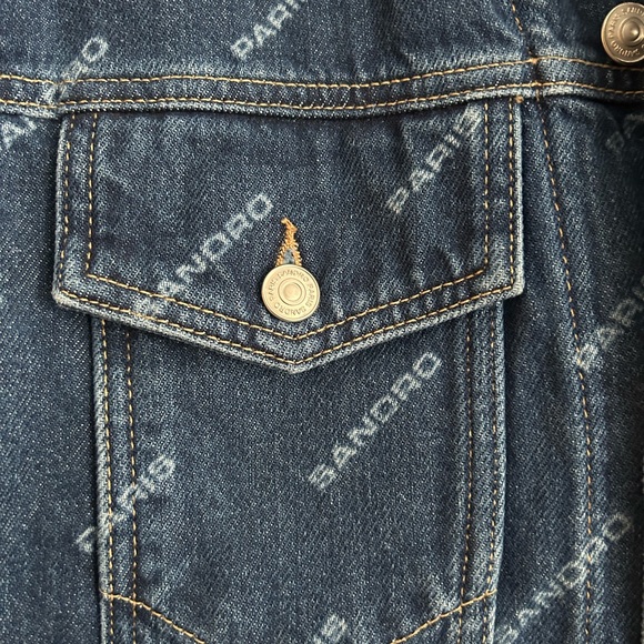 Sandro Paris Denim Jacket - Picture 6 of 6